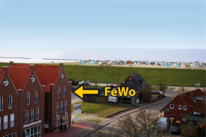 Ferienwohnung Meeresblick Norddeich mit Balkon